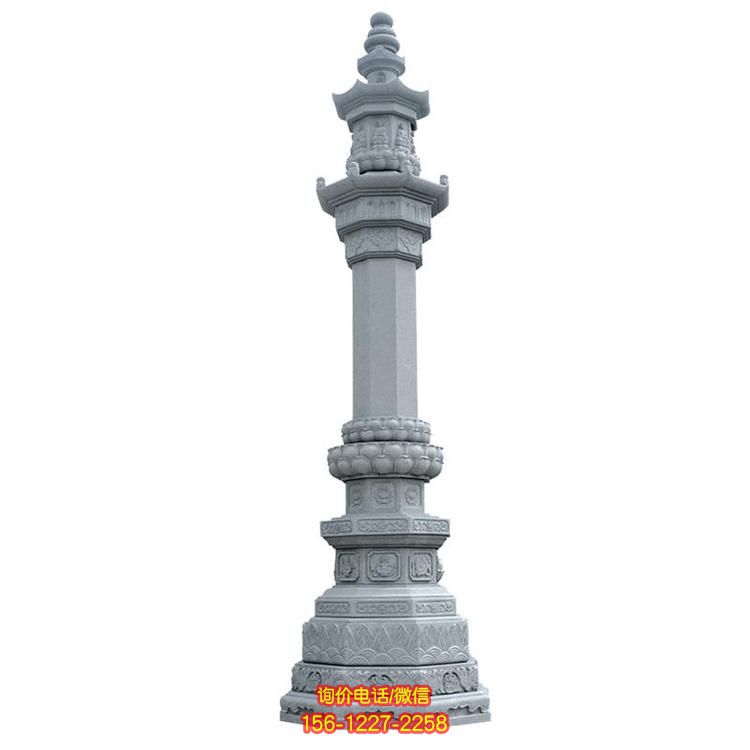 大理石石雕雕塑，為寺廟增添神秘氣息