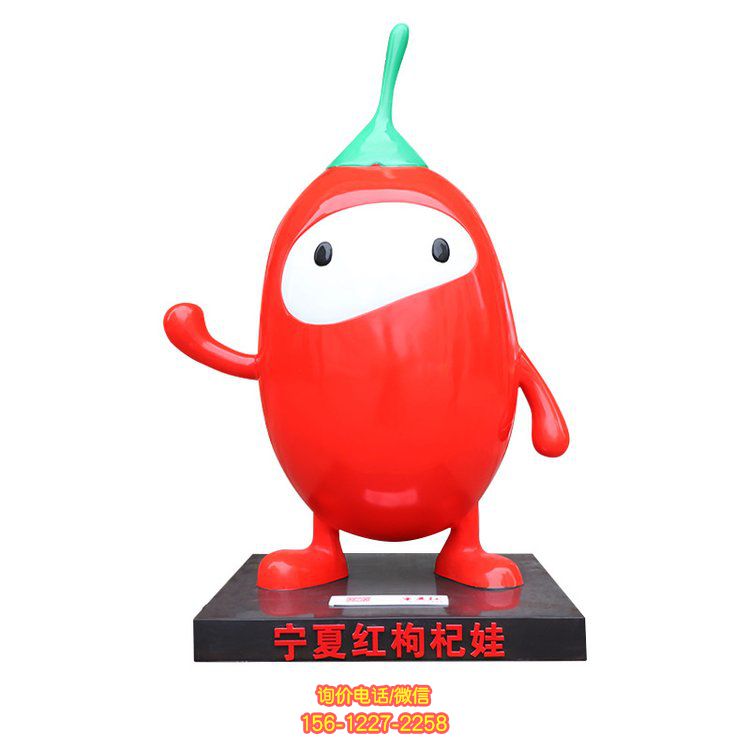 玻璃鋼卡通公仔雕塑，點綴園林廣場