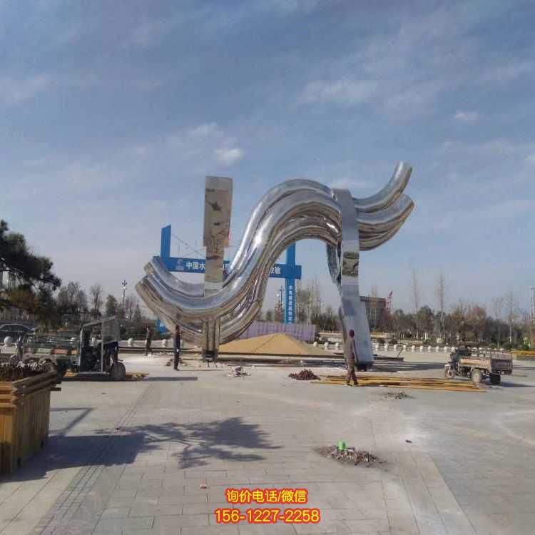 不銹鋼抽象雕塑，景觀園林廣場裝飾