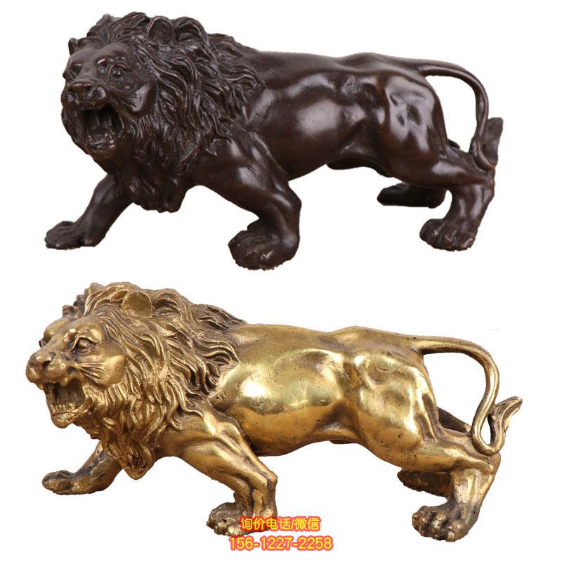 不銹鋼噴漆烤漆創意室內美陳擺件獅子雕塑 不銹鋼噴漆烤漆創意室內美陳擺件獅子雕塑