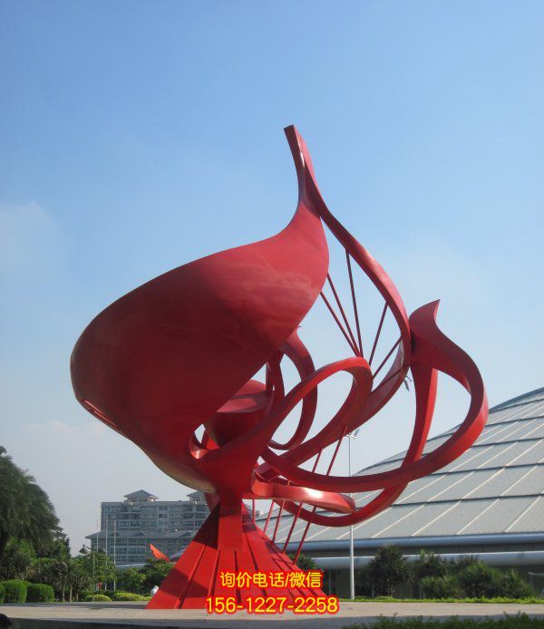 抽象花朵廣場不銹鋼創意想個性花朵雕塑 抽象花朵廣場不銹鋼創意想個性花朵雕塑