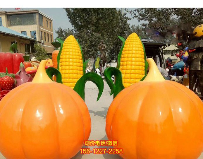 戶外玻璃鋼大型仿真南瓜雕塑 戶外玻璃鋼大型仿真南瓜雕塑