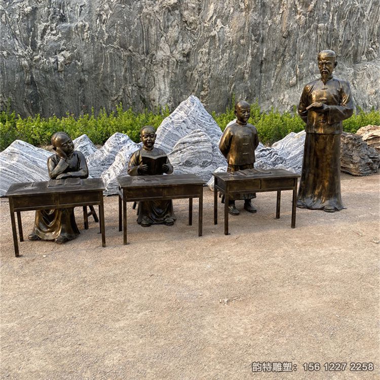 古代讀書人物雕塑11 古代讀書人物雕塑11