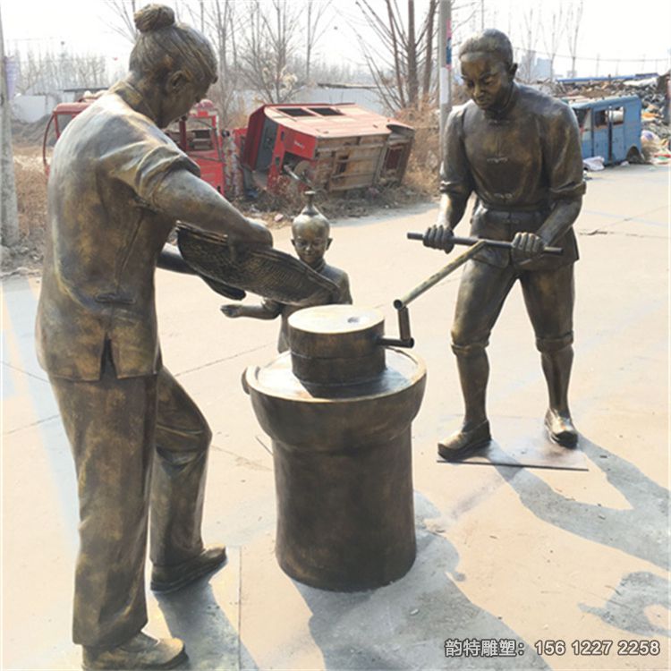 推磨子雕塑03 推磨子雕塑03