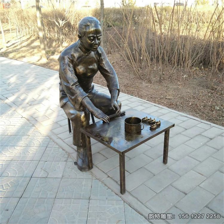 包餃子雕塑20 包餃子雕塑20