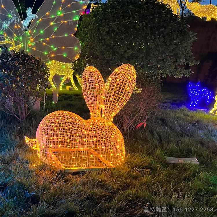 不銹鋼兔子雕塑125 不銹鋼兔子雕塑125