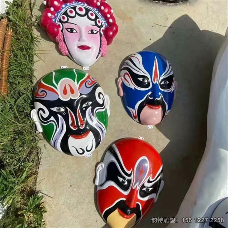 臉譜雕塑38 臉譜雕塑38