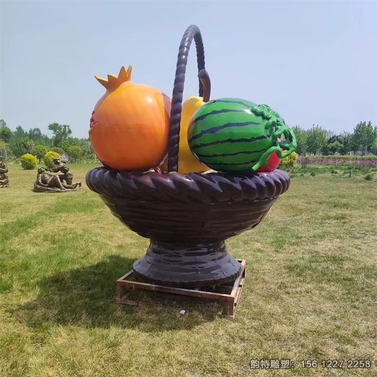 水果籃雕塑34 水果籃雕塑34