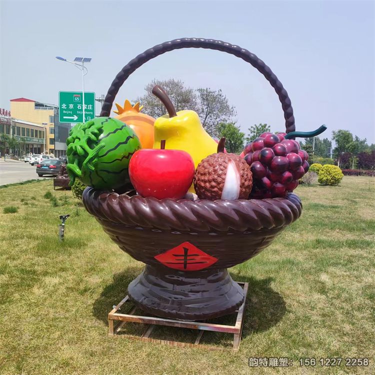 水果籃雕塑35 水果籃雕塑35