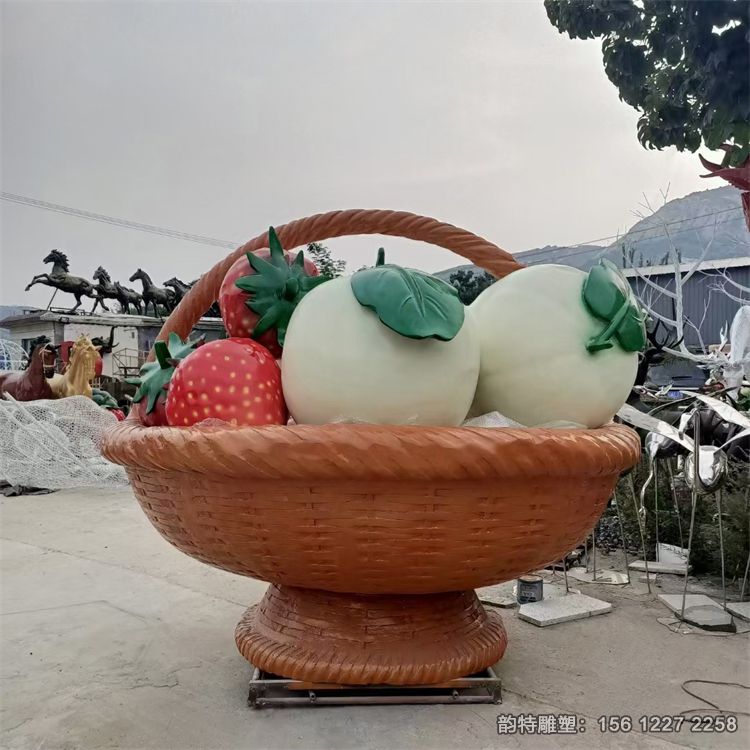 水果籃雕塑54 水果籃雕塑54