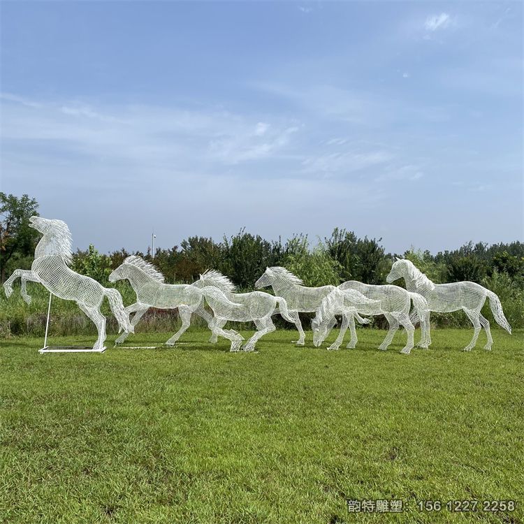 不銹鋼馬雕塑案例分享 動(dòng)物雕塑馬造型